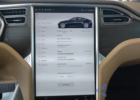 2014 Tesla Model S P85 из США, поврежденный, VIN 5YJSA1H11EFP36849